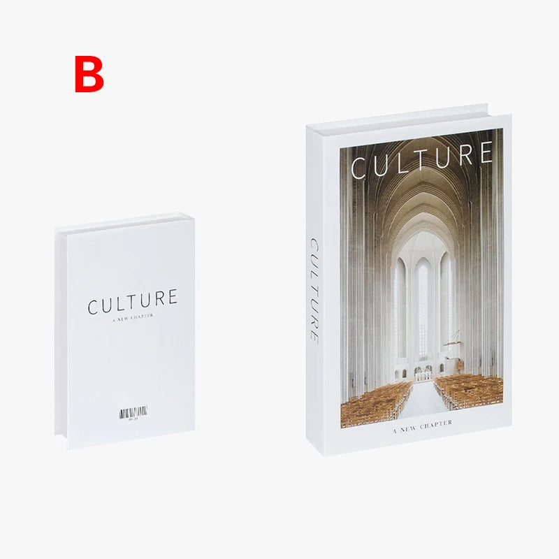 Livres Décoratifs Factices Design Créatif pour Table Basse