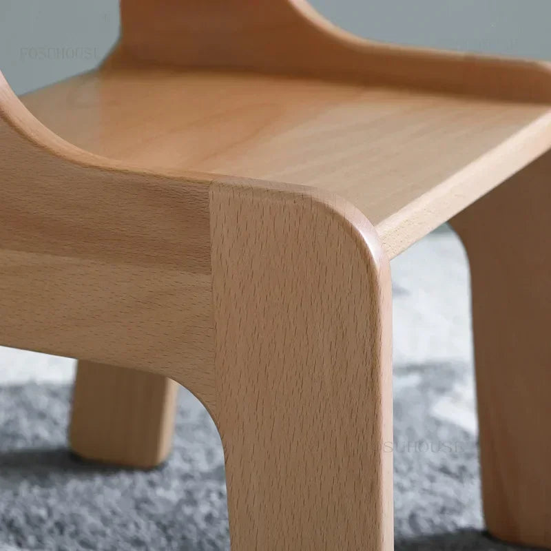 Chaise Enfant Nordique en Bois Massif