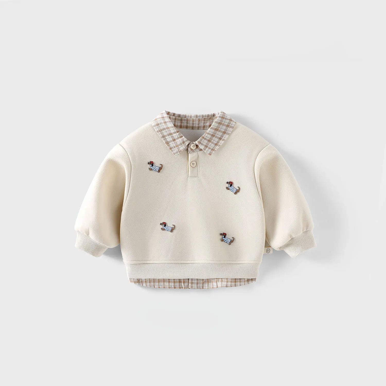 Pull Enfant Motif Cartoon Bicolore