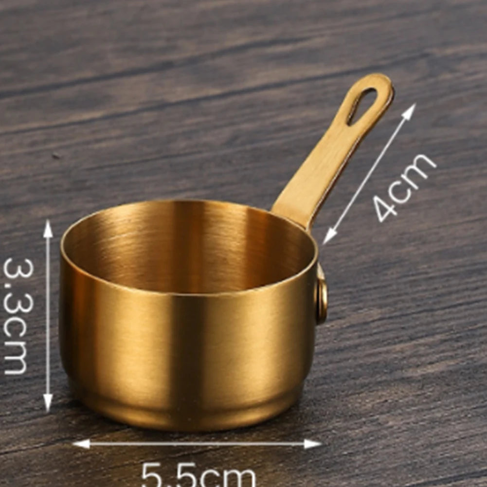 Petite Casserole à Sauce Antiadhésive en Acier Inoxydable