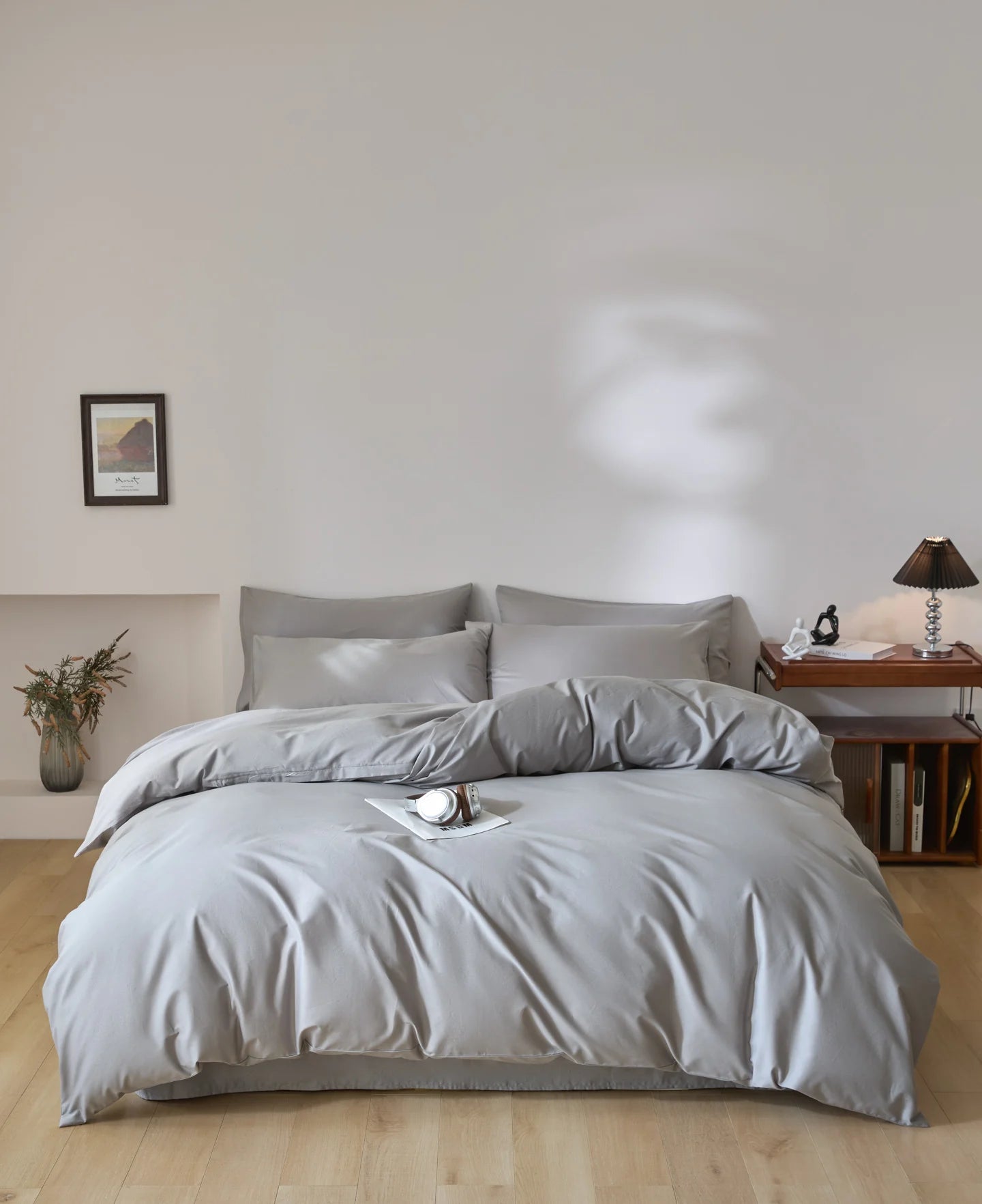 Parure de Lit en Coton Égyptien 3 Pièces