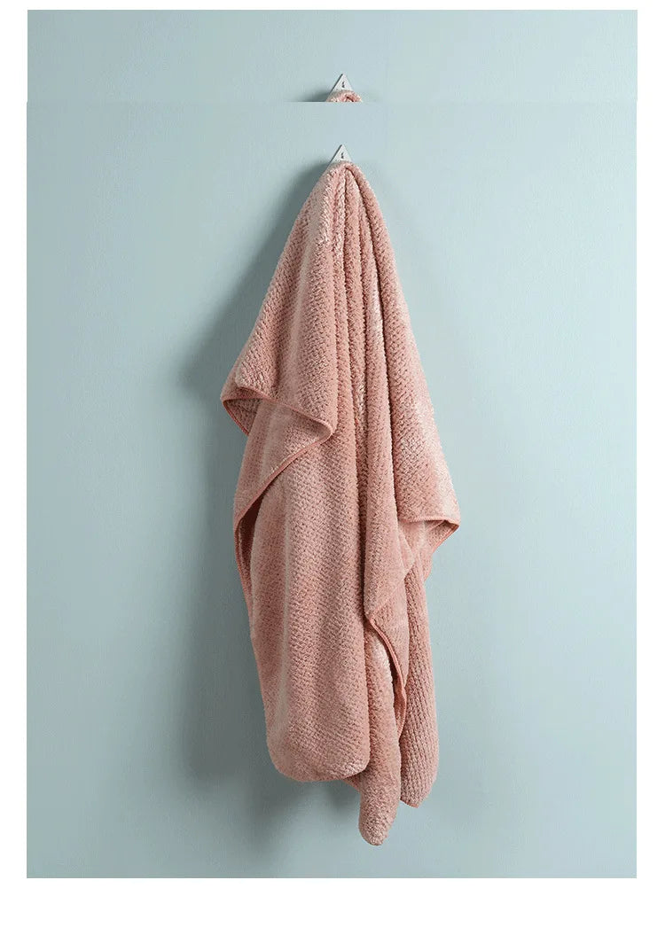Serviette de Bain Microfibre Épaisse Grand Format 90x170cm