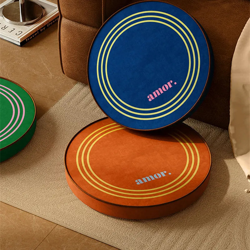 Coussin de Sol Rond pour Méditation et Yoga