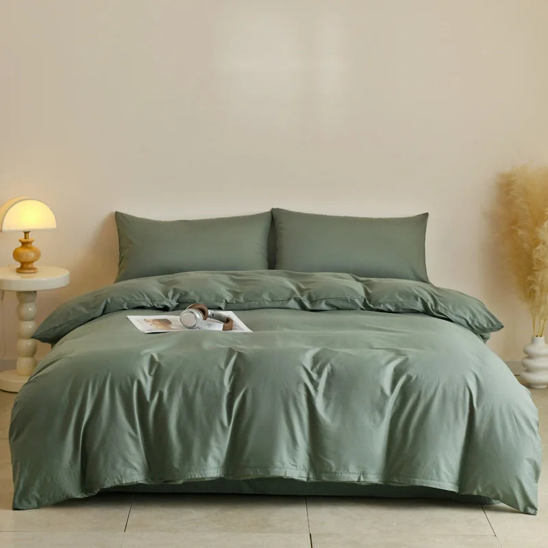Parure de Lit en Coton Égyptien 3 Pièces