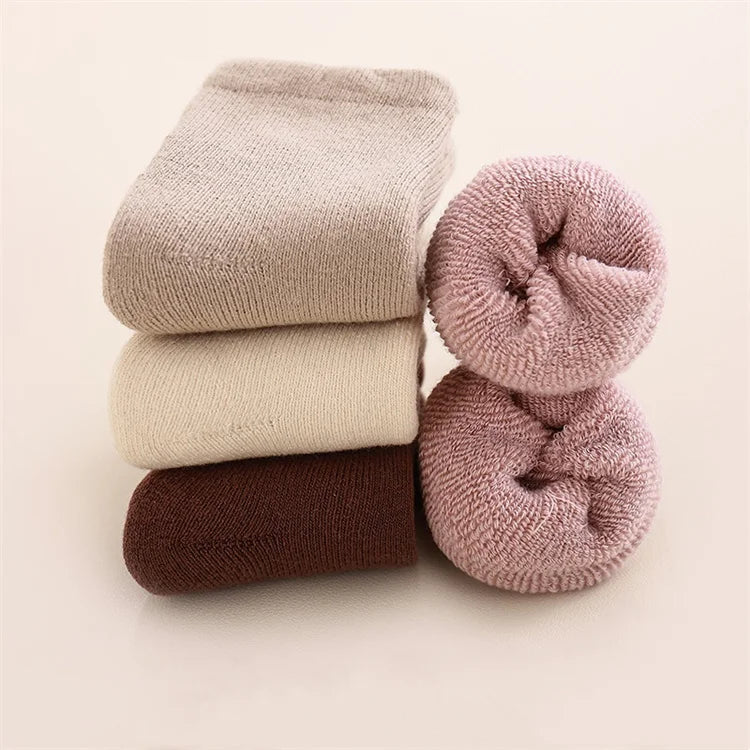 Chaussettes Bébé Éponge Épaisse Hiver