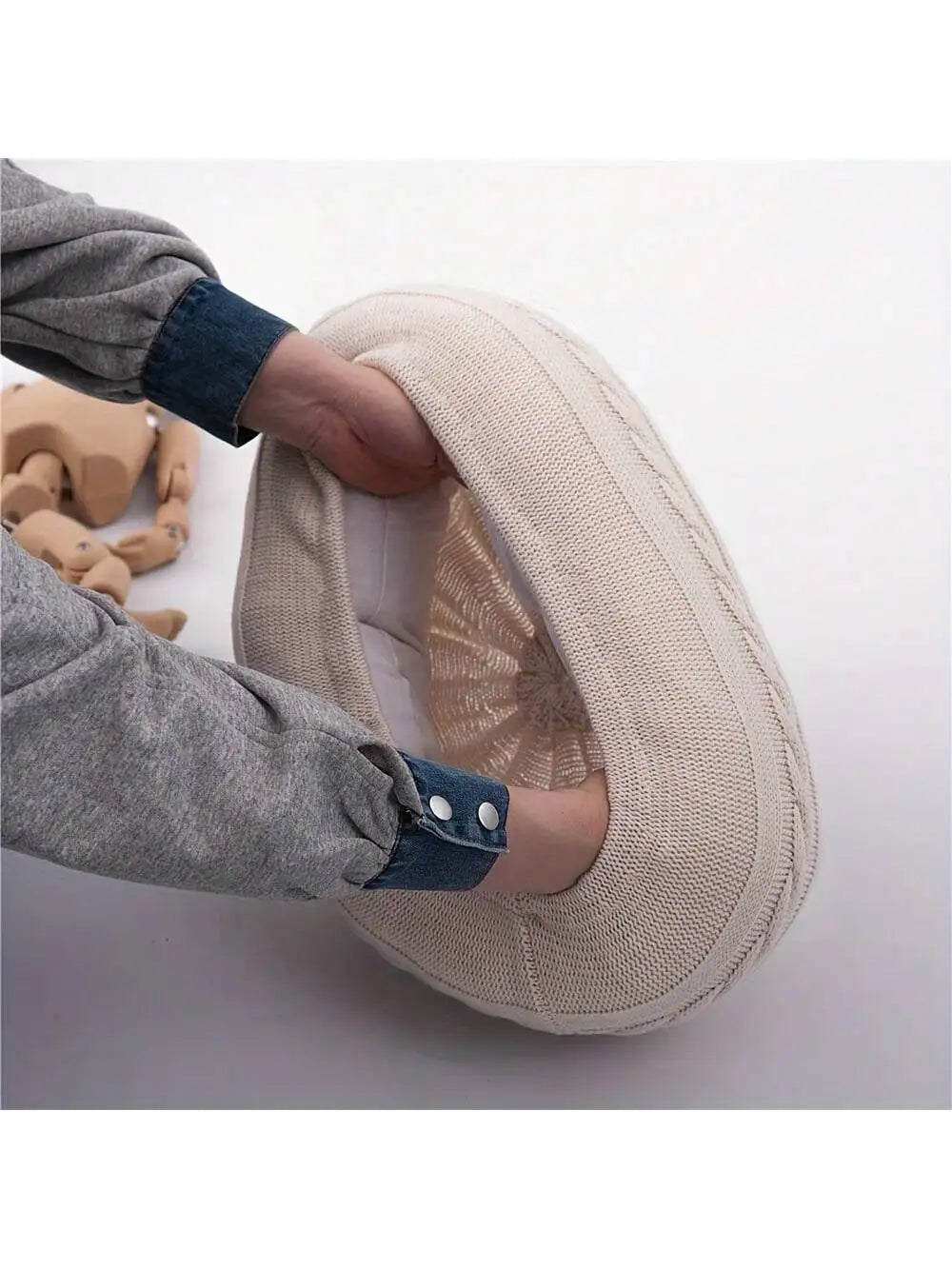 Coussin Pouf Rond pour Photographie Bébé