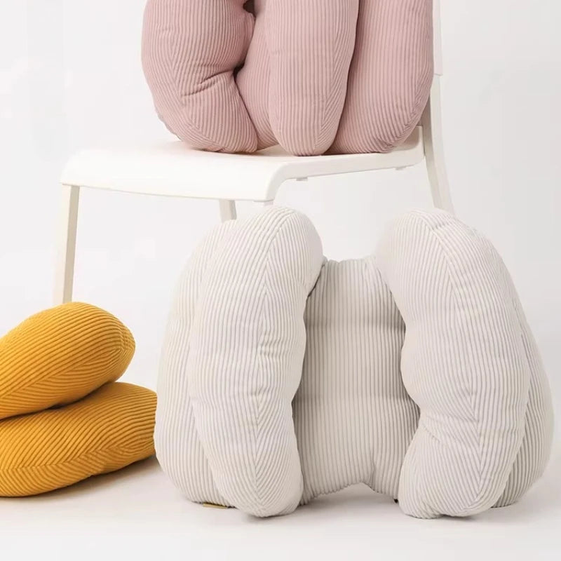 Coussin Lombaire en Velours - Soutien Dos Ergonomique