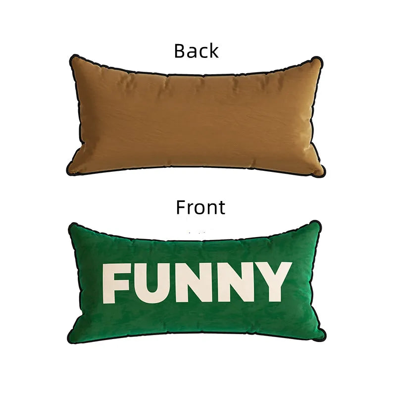 Striped Velvet Cushion Cover – Rectangle Throw Pillowcase, 30x70cm