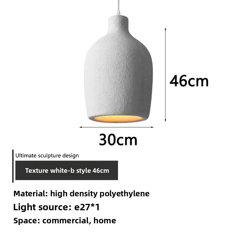Suspension Wabi-Sabi Style Japonais - Luminaire Artisanal