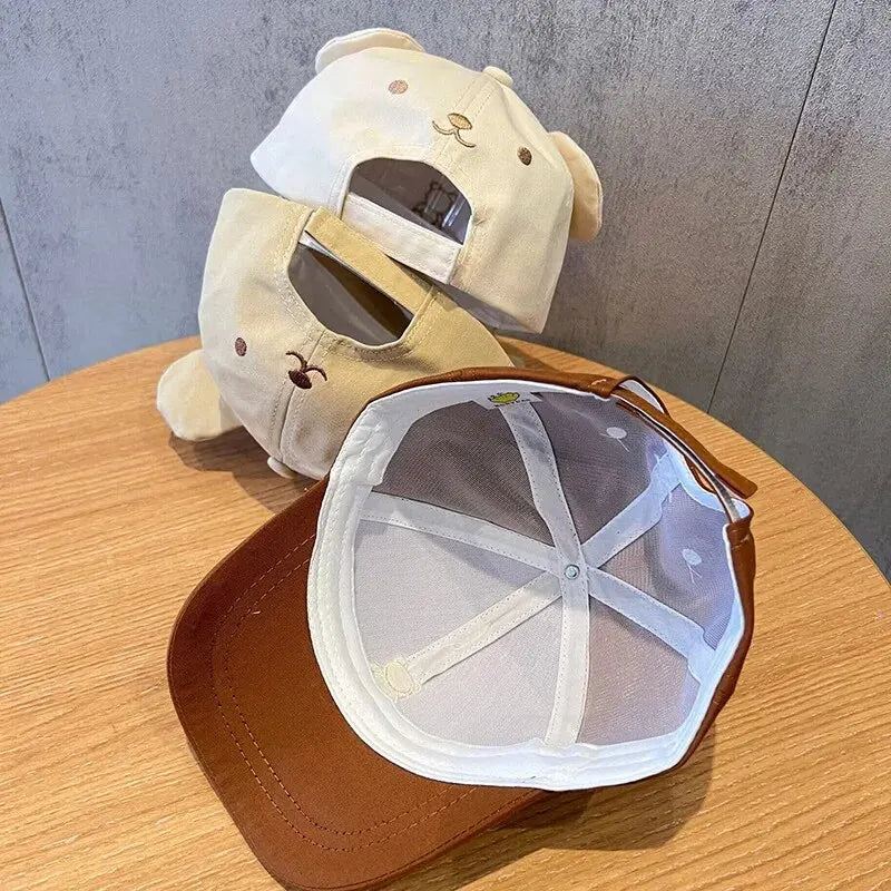 Casquette Bébé Ourson avec Oreilles