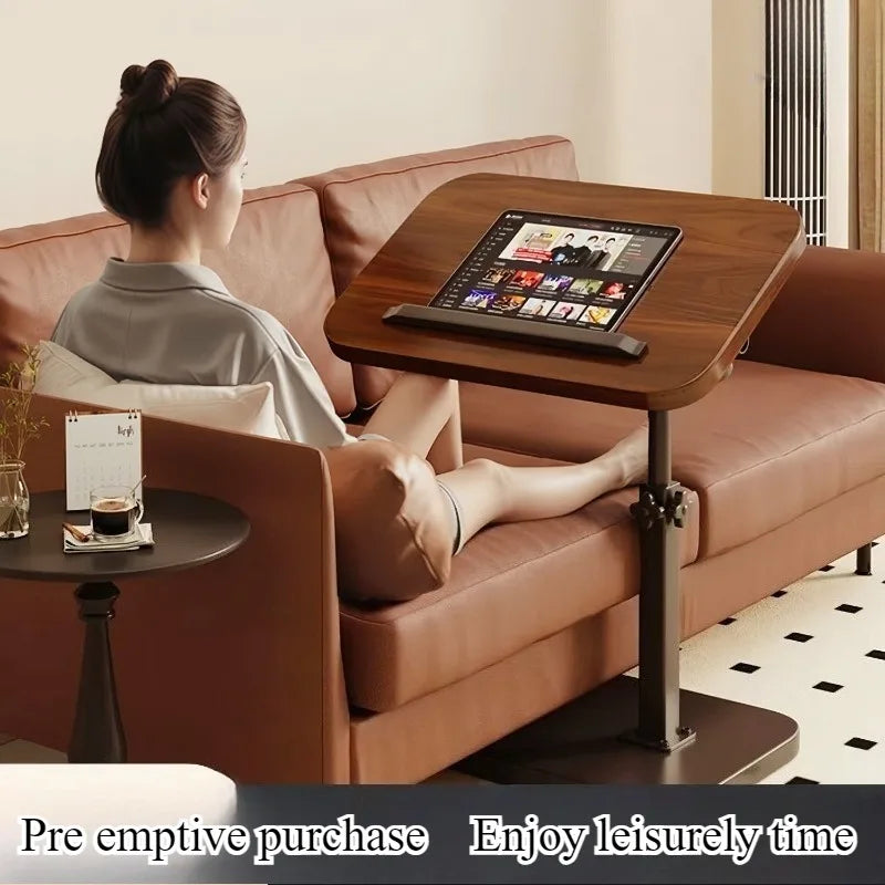 Table d'Appoint Pliante pour Canapé - Métal Rétractable