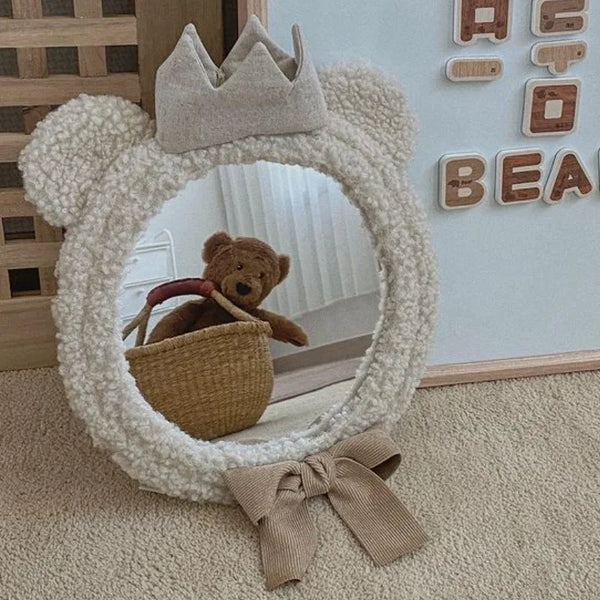Miroir Décoratif Ourson Couronne