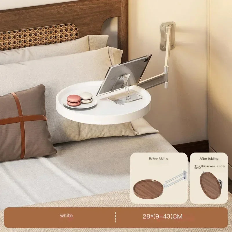 Table Murale Pliante Bois - Rangement Multi-Usage