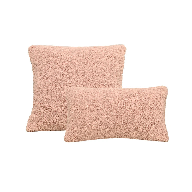 Housse de Coussin Teddy Fourrure - Douceur Peau de Mouton