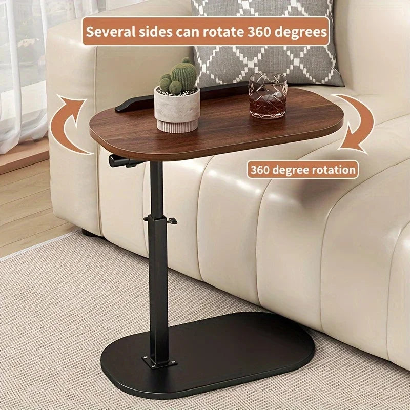 Petite Table Carrée Bois - Style Américain Rétractable
