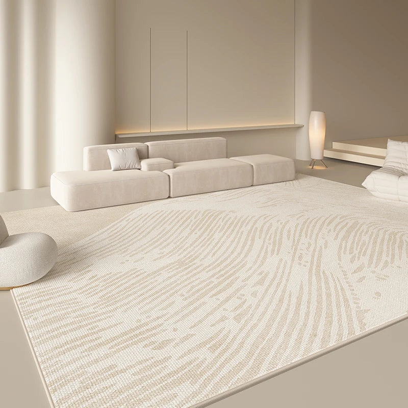 Tapis Style Japonais Minimaliste Peluche Douce Antidérapant
