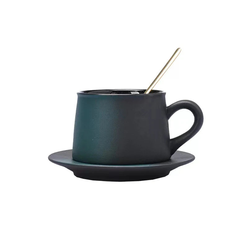 Ensemble Tasse et Assiette Céramique Style Japonais Dégradé 270ml