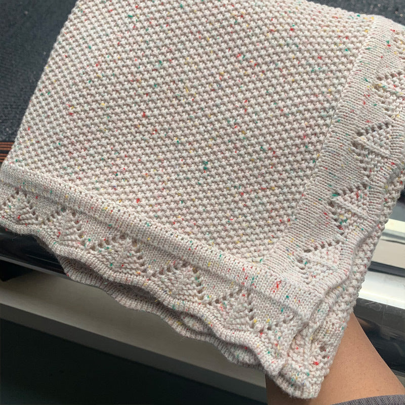 Couverture Bébé Tricotée Style Nordique