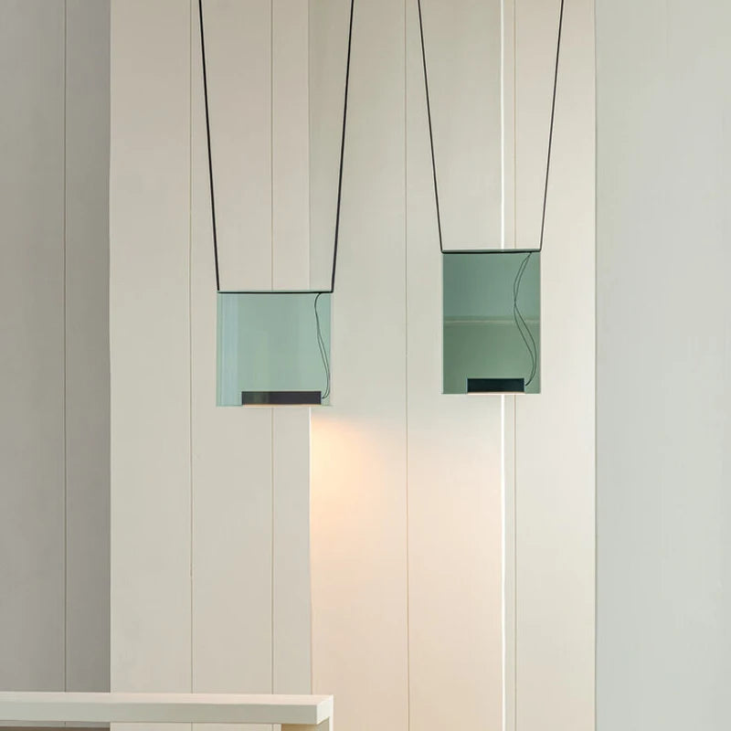 Suspension Bloc Acrylique Design Danois Minimaliste