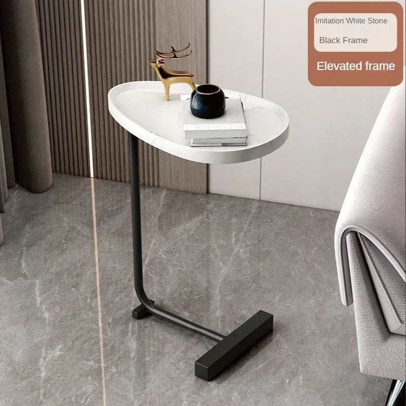 Table d'Appoint Métal Mobile - Petit Format Luxe Discret