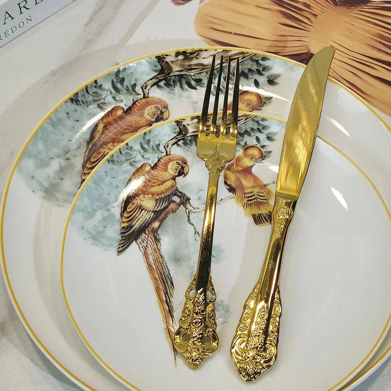 Service de Table Céramique Motif Jungle