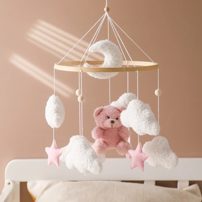 Mobile Musical en Bois pour Lit Bébé