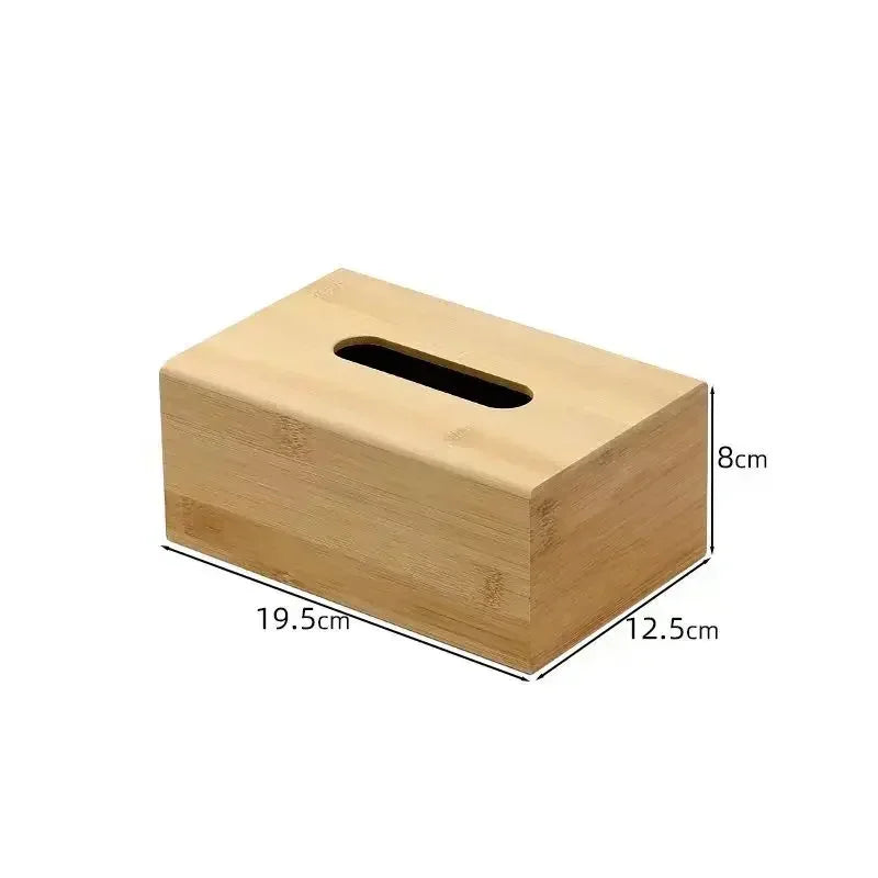 Boîte à Mouchoirs en Bois de Noyer - Design Artisanal