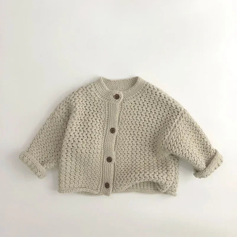 Cardigan Enfant Rayé Motif Ananas