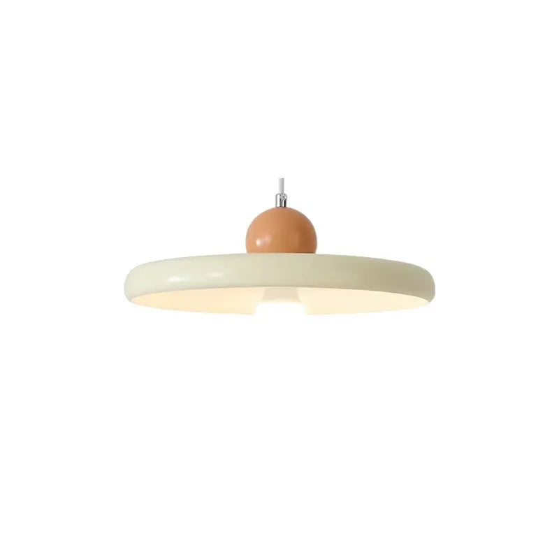 Suspension Soucoupe Volante - Style Français Minimaliste Crème