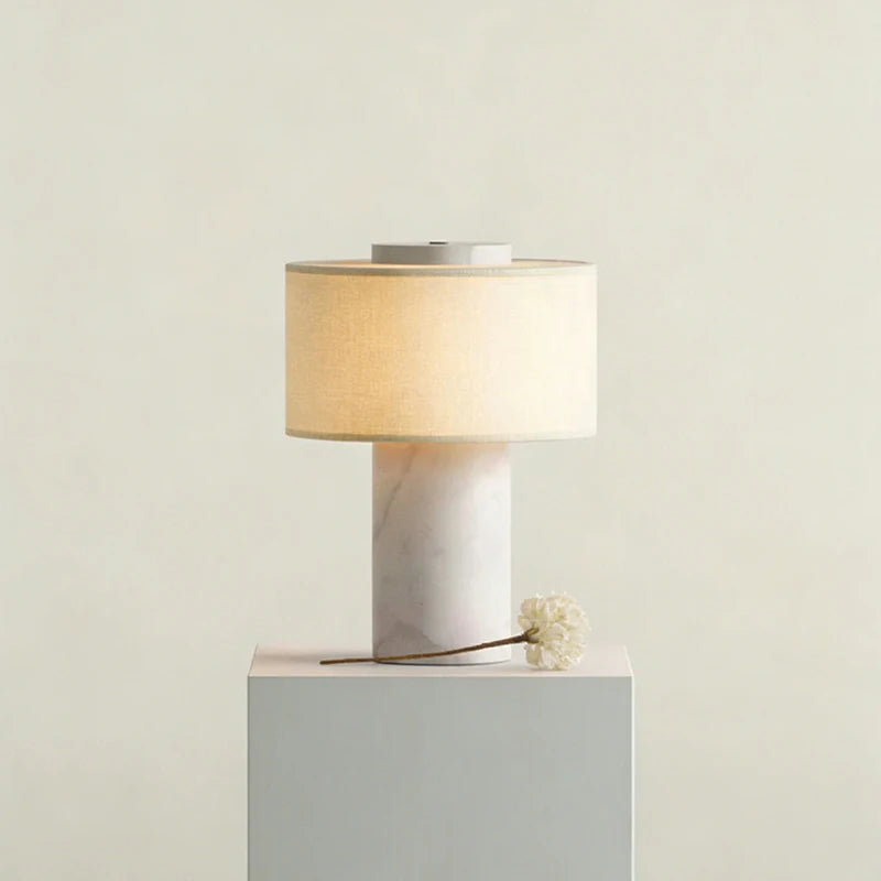 Lampe de Table LED Marbre Haut de Gamme
