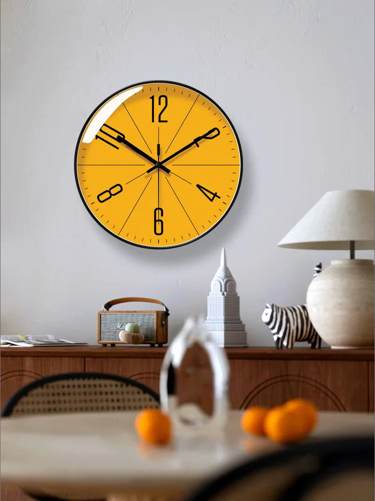 Horloge Murale Nordique Simple Silencieuse Moderne