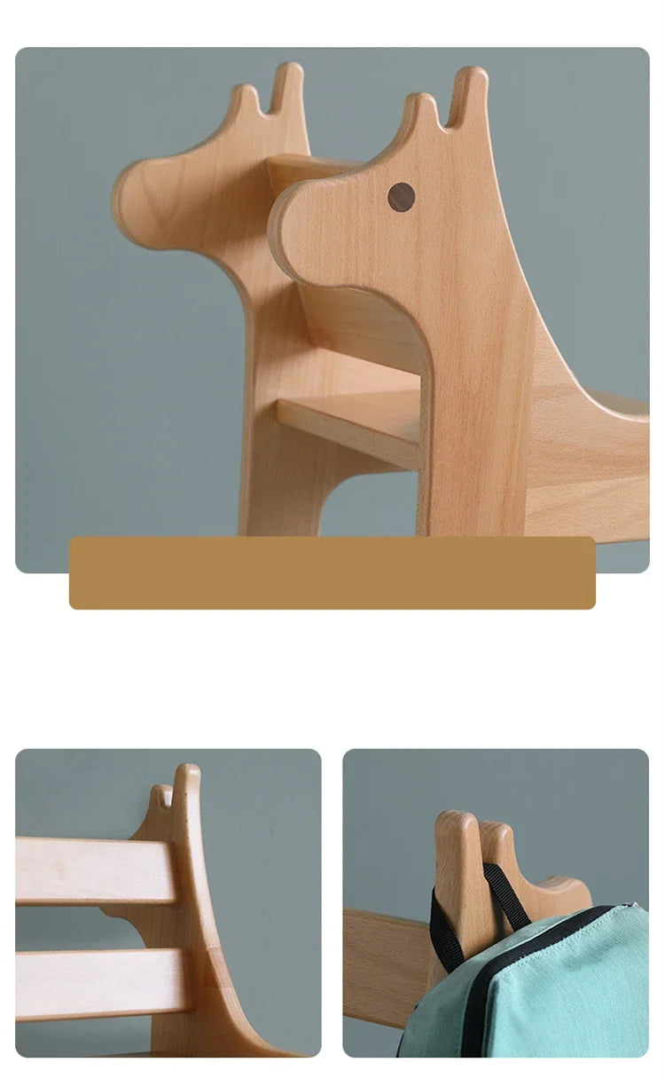 Chaise Enfant Nordique en Bois Massif