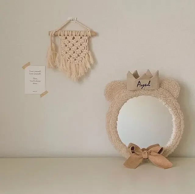 Miroir Décoratif Ourson Couronne