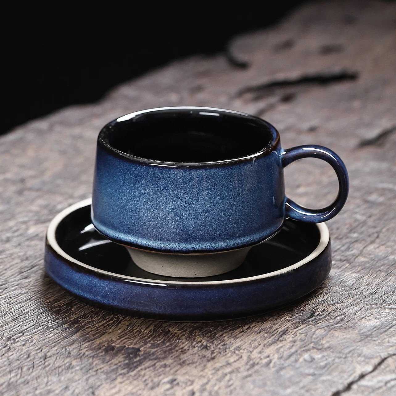 Tasse en Céramique Nordique avec Plateau 290ml