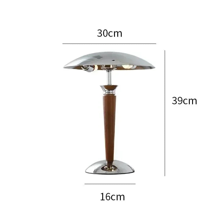 Lampe de Bureau Bois Style Industriel - Bauhaus