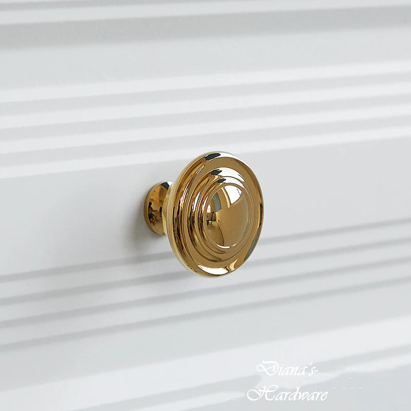 Bright Gold Handle – French Luxe Cabinet Pull