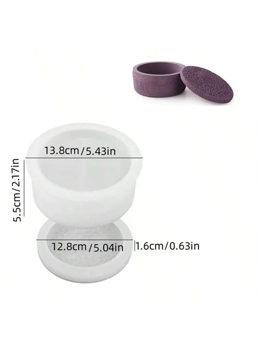 Moule en Silicone pour Bougie et Résine - Forme Irrégulière avec Couvercle