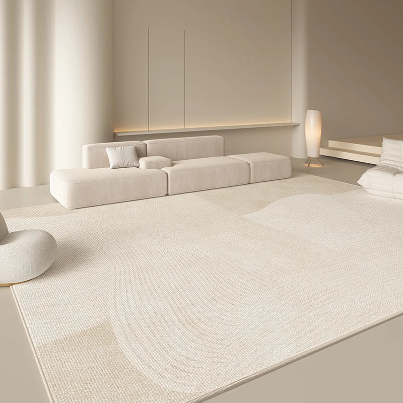 Tapis Style Japonais Minimaliste Peluche Douce Antidérapant