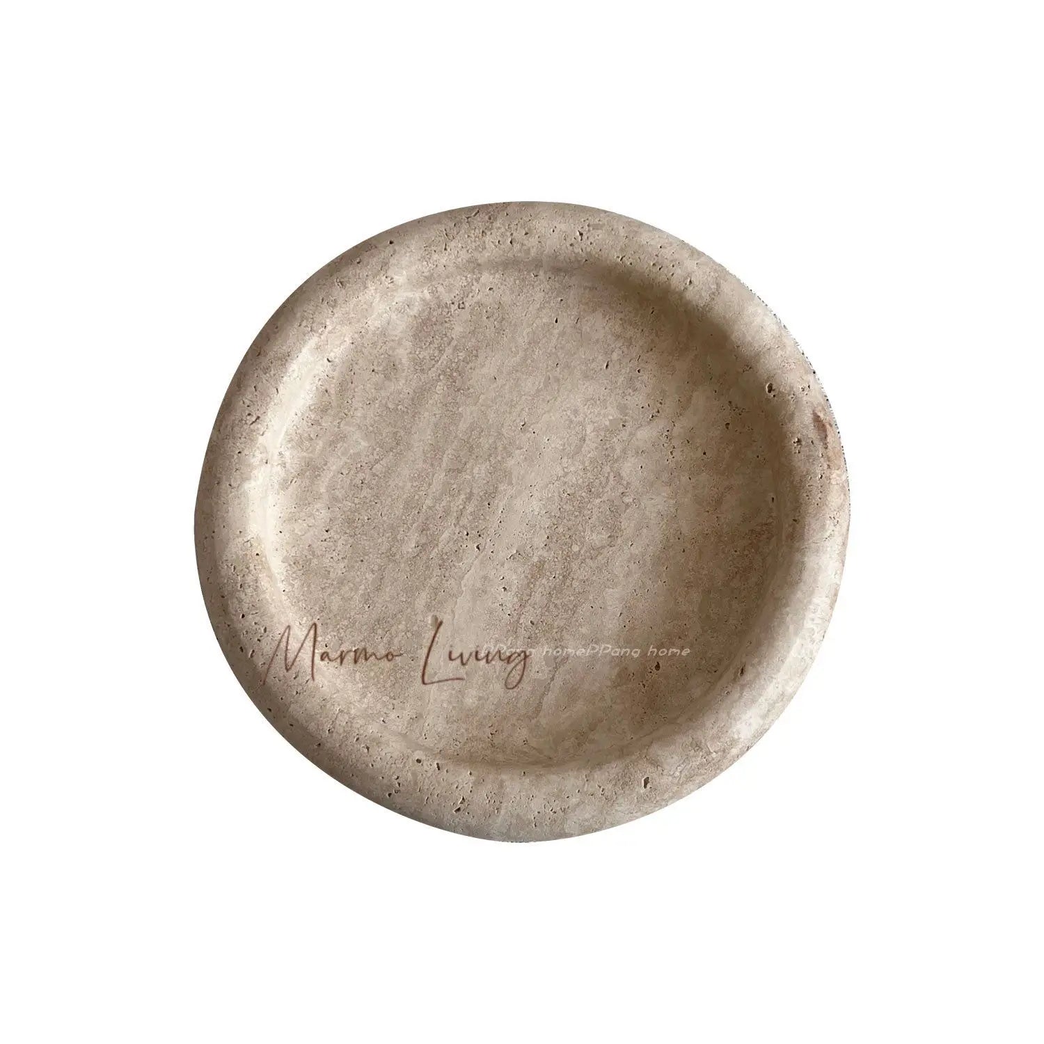 Plateau en Marbre Naturel Style Wabi-Sabi - Bijoux et Parfums