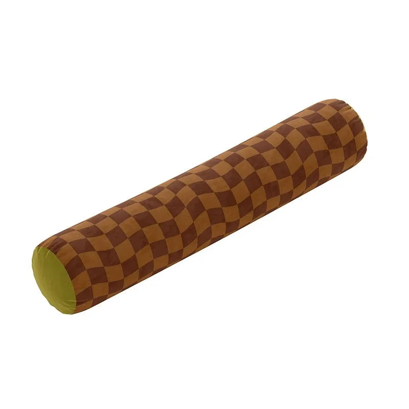 Traversin Cylindrique en Velours - Confort Longue Durée