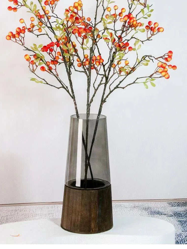 Vase de Table en Verre Style Nordique Luxe Léger