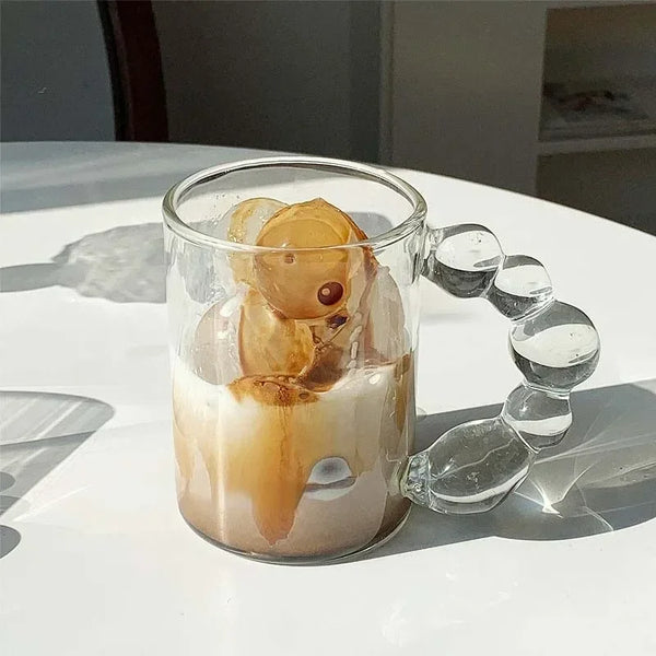 Tasse à Café Européenne Luxe Anse Style Bulle