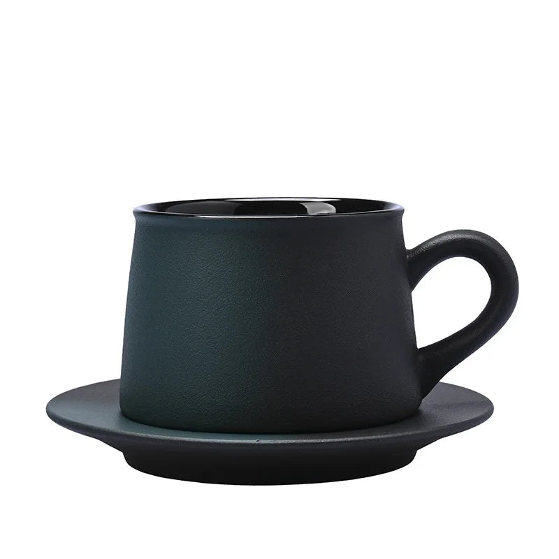 Ensemble Tasse et Assiette Céramique Style Japonais Dégradé 270ml