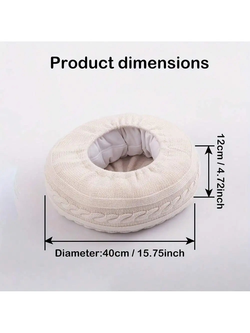 Coussin Pouf Rond pour Photographie Bébé