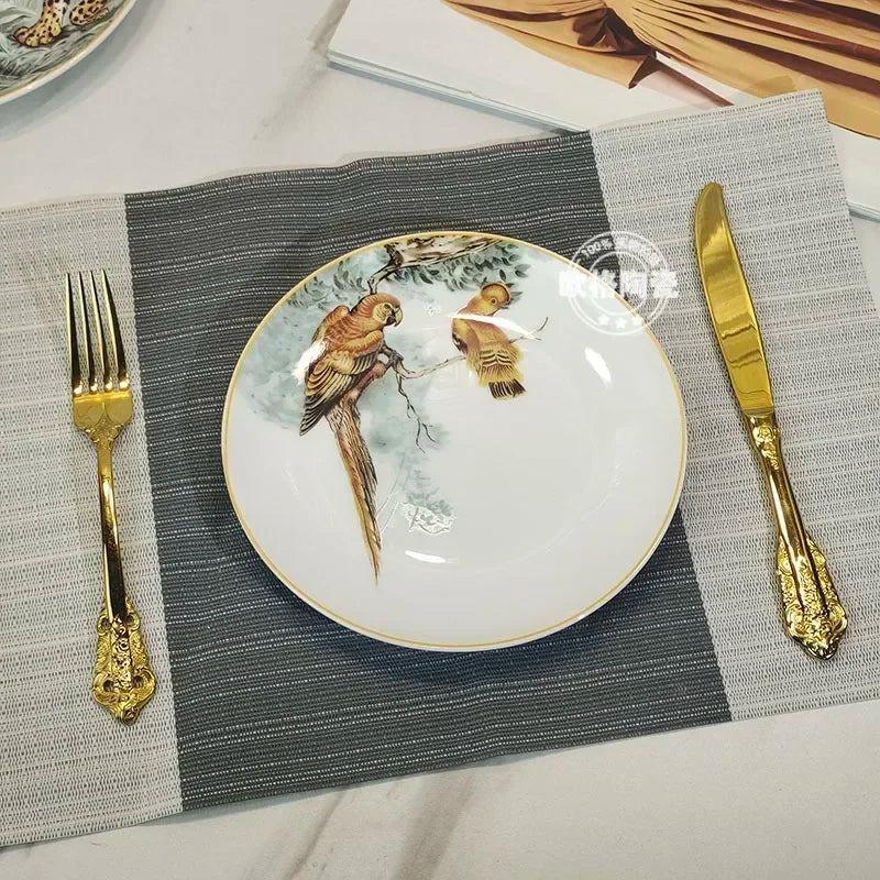 Service de Table Céramique Motif Jungle