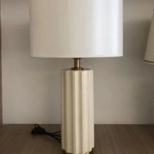 Lampe de Chevet en Céramique - Design Minimaliste Américain