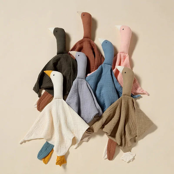 Doudou Cygne en Coton pour Bébé