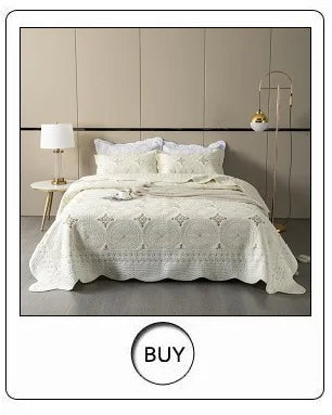 Parure de Lit Coton Luxe Style Hôtelier Brodée
