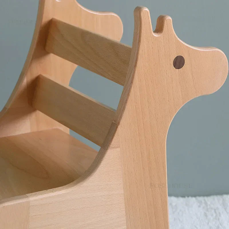 Chaise Enfant Nordique en Bois Massif