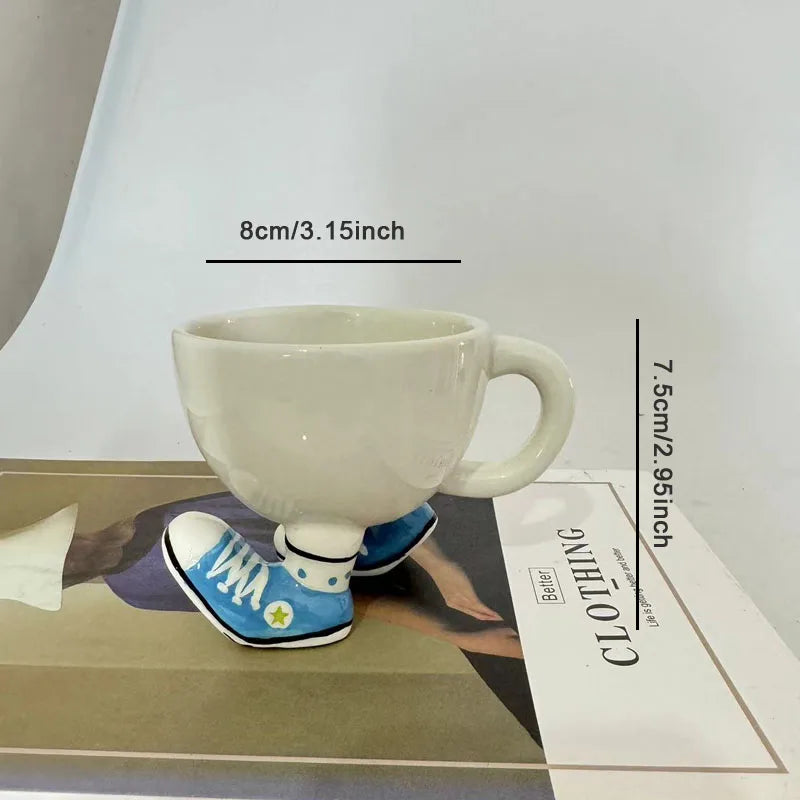 Tasse Céramique Créative Forme Basket Sneakers